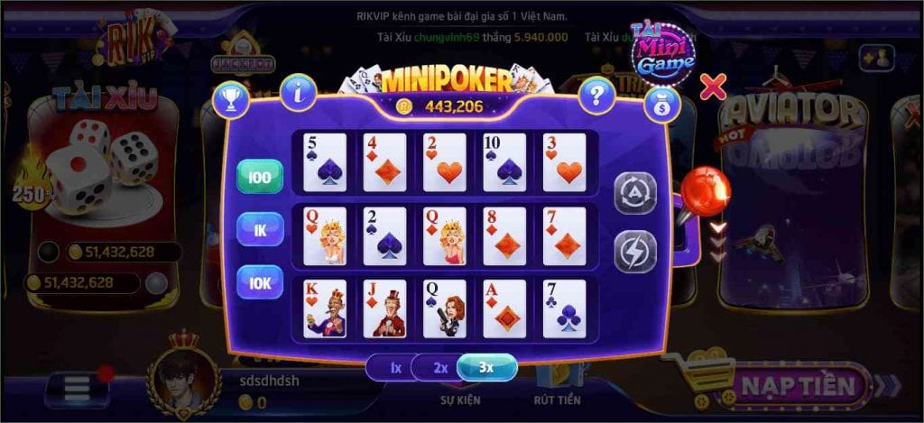 Mini Poker Rikvip