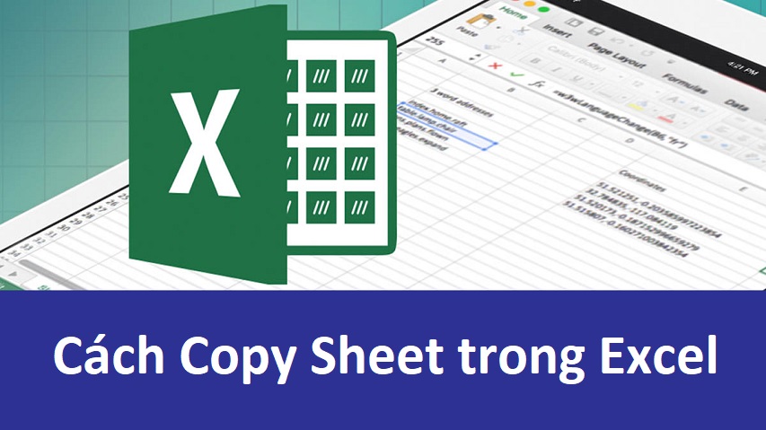 Cách Copy Sheet trong Excel giữ nguyên định dạng