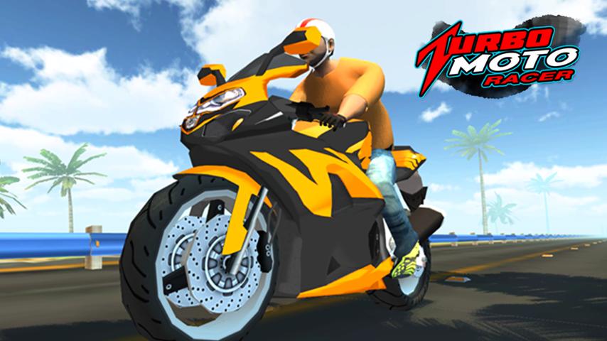 Chơi game Turbo Moto Racer trên điện thoại