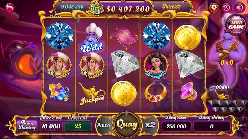 Giao diện cổng game Thich Win Club